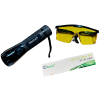 Набор для поиска утечек Becool BC-UV Light (УФ-фонарик + очки) 010082